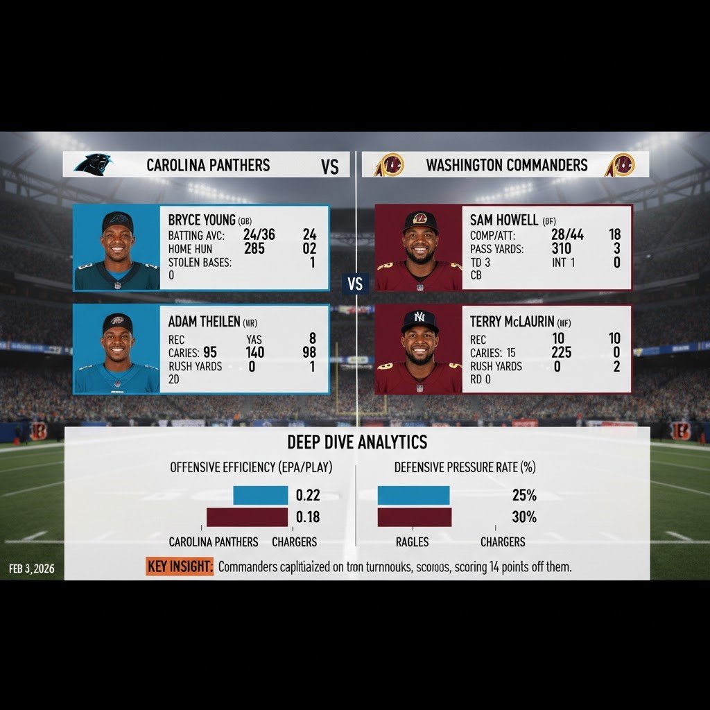 Carolina Panthers vs Washington Commanders Match Player Stats
